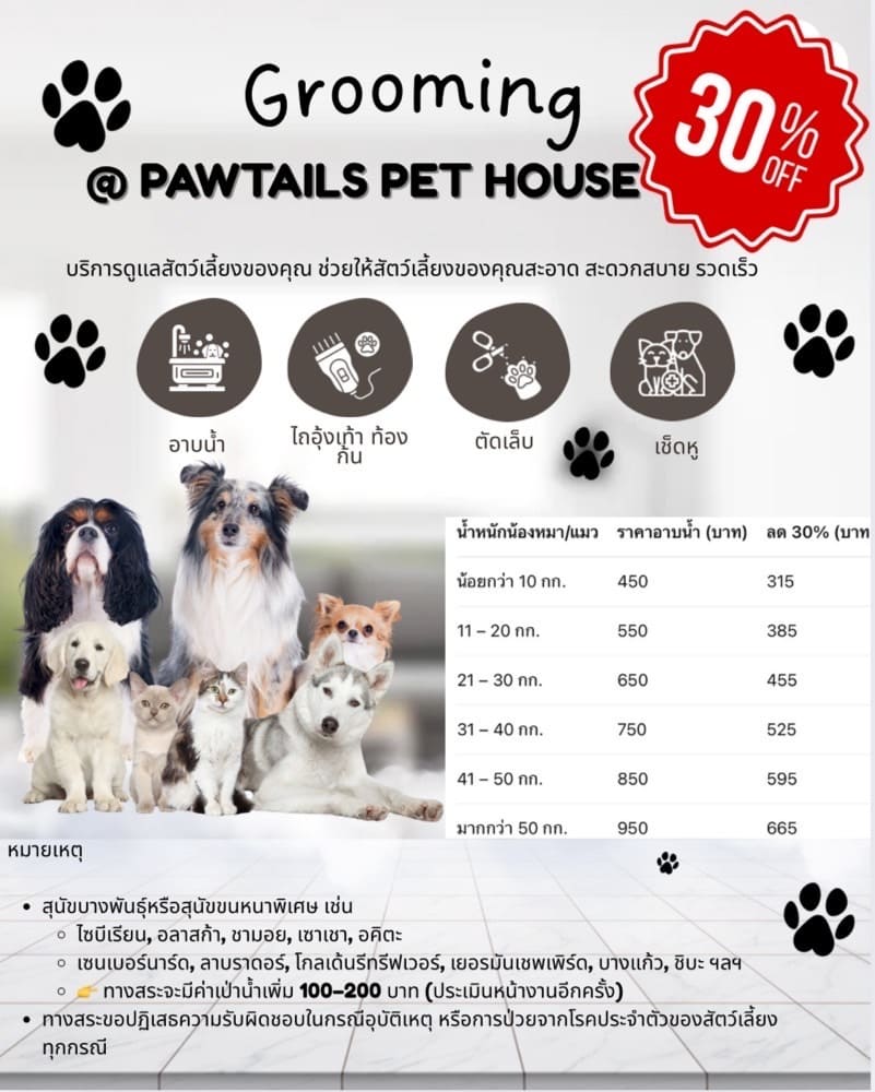 Grooming Spa Day 30% OFF Promo